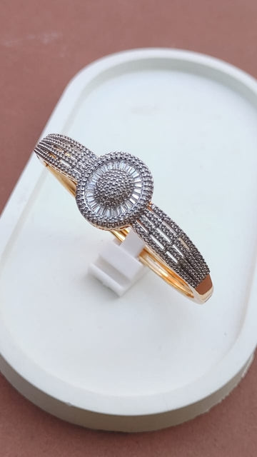 22K GOLD PLATED| REAL ZIRCONS| ADJUSTABLE | 1 YEAR WARRANTY |BRACELET