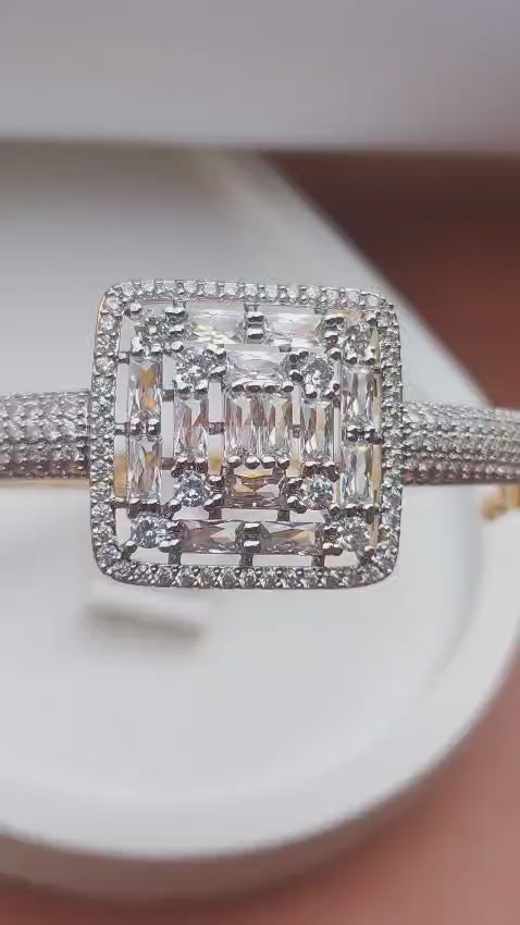 22K GOLD PLATED| REAL ZIRCONS| ADJUSTABLE | 1 YEAR WARRANTY |BRACELET