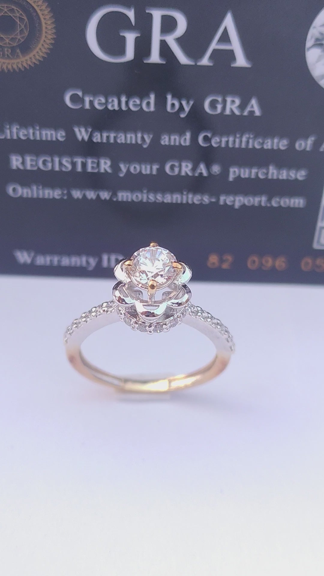 925 SILVER STERLING RING WITH MOISSANITE DIAMOND PAWNABLE AND LEGIT S10